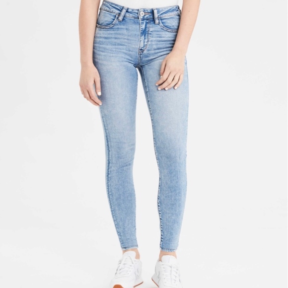 AE Ne(X)t Level High-Waisted Jegging Light Vintage - Picture 1 of 1